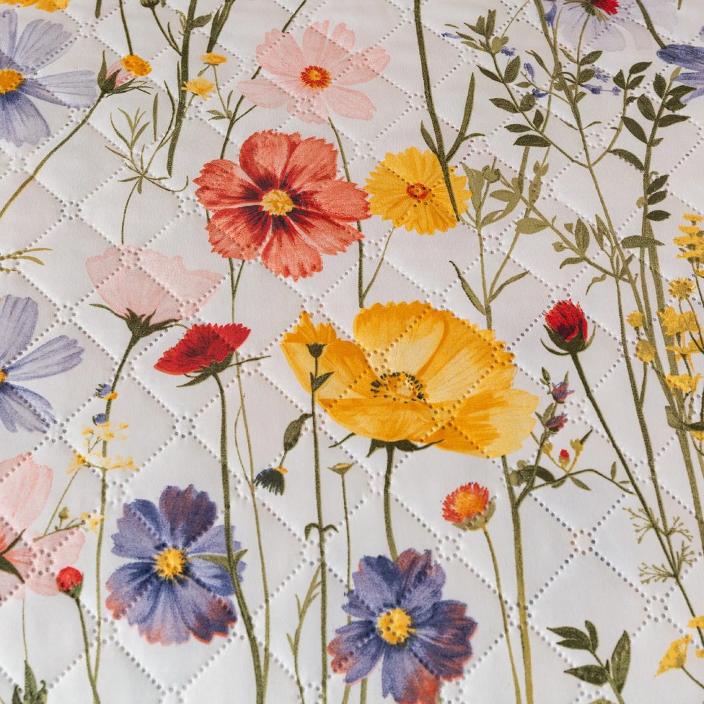 Prehoz na posteľ WILDFLOWERS, farebný Rozmer: 220 x 240 cm