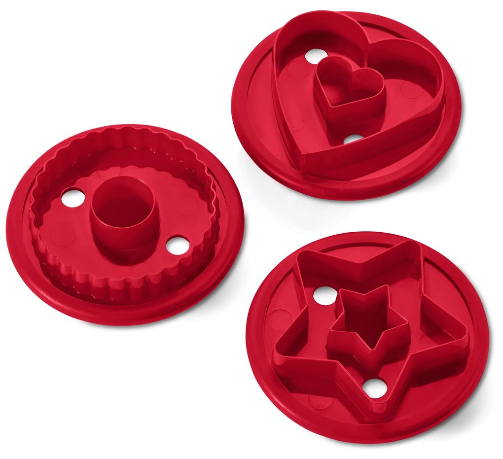 Vykrajovačky na linecké pečivo, 3 ks