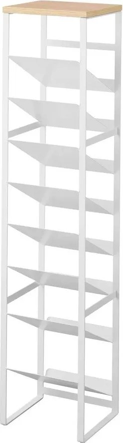 Biely kovový regál na víno počet fliaš 16 20x88,5x19 cm Tower – YAMAZAKI