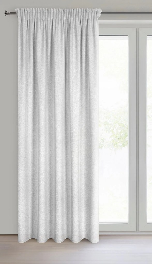 ZÁVES NA PÁSKE ERIS 140X270 CM STRIEBORNÁ