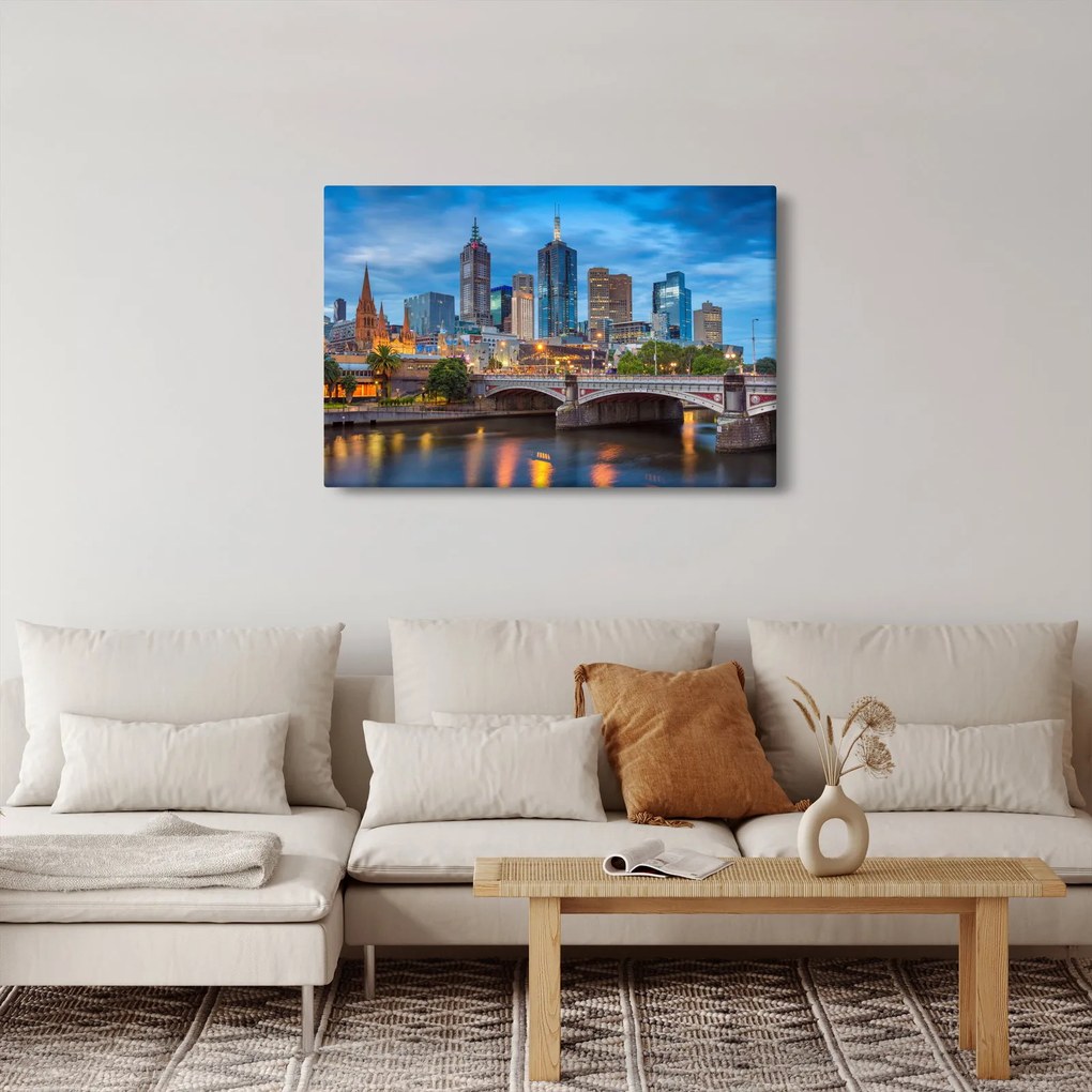 Obraz mesta Melbourne (90x60 cm)