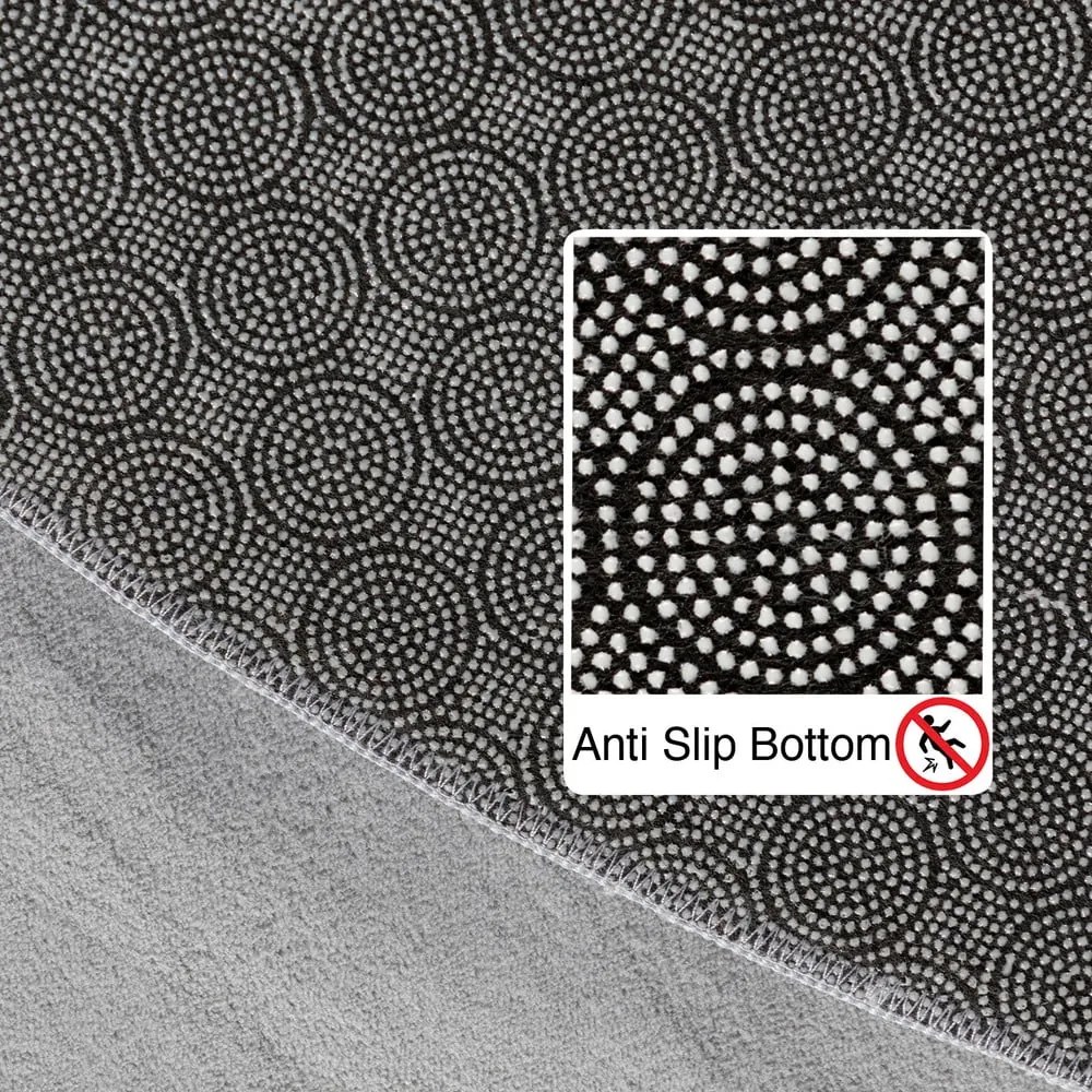 Svetlosivý prateľný okrúhly koberec ø 120 cm Sky – Ayyildiz Carpets
