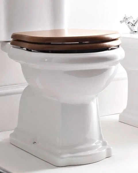 Kerasan Kerasan, RETRO WC sedátko, orech/chróm, 109040