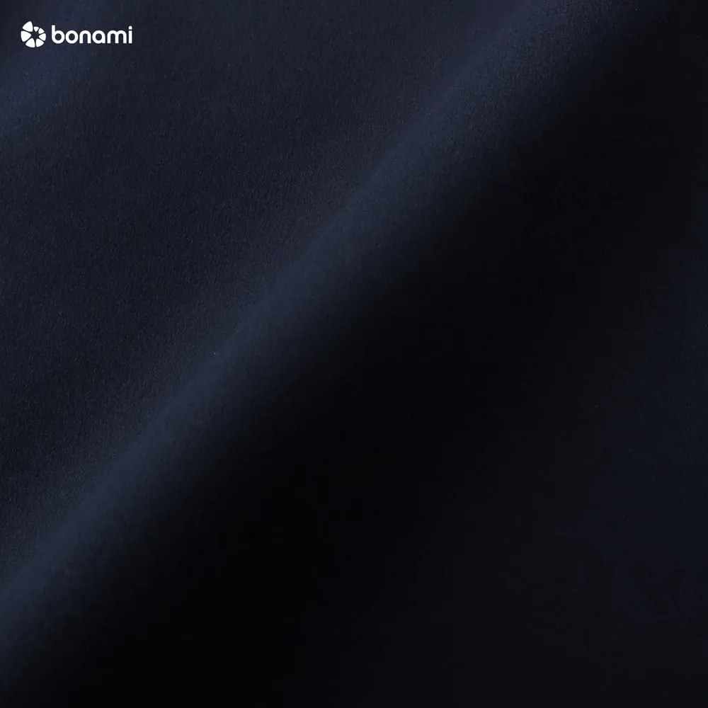 Modrá zamatová rozkladacia rohová pohovka Milo Casa Santo, pravý roh