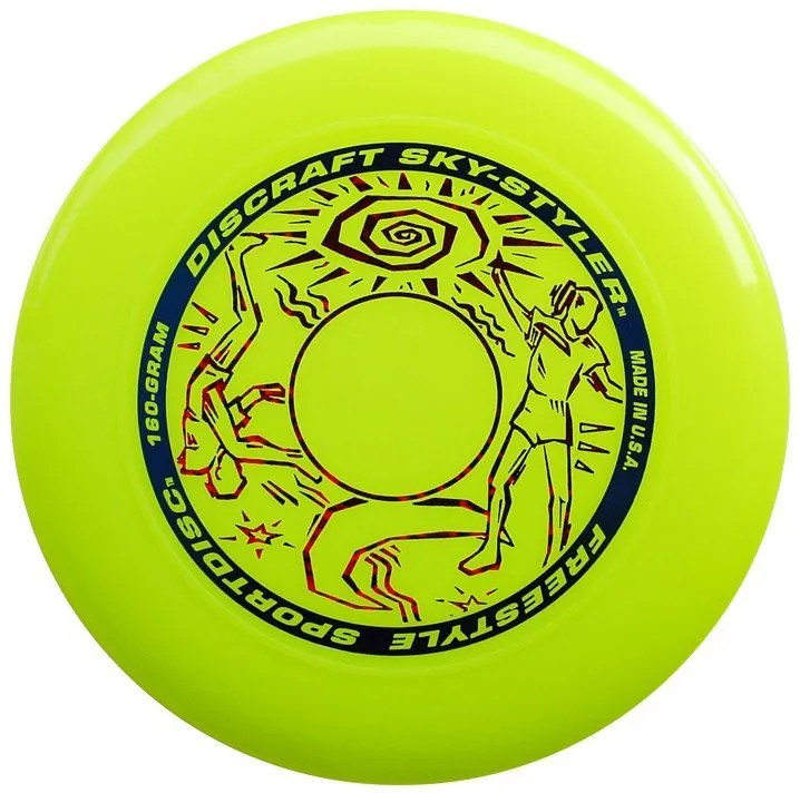 Sky-Styler freestyle frisbee žltý 160g