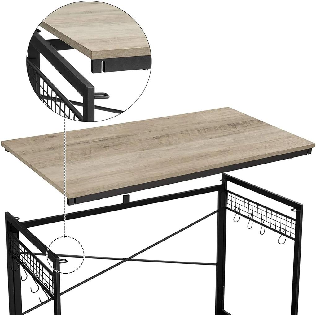 Zložiteľný písací stôl v trendy dizajne LWD-B