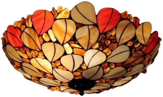 Stropnica jantárová Tiffany 50Ø AMBER