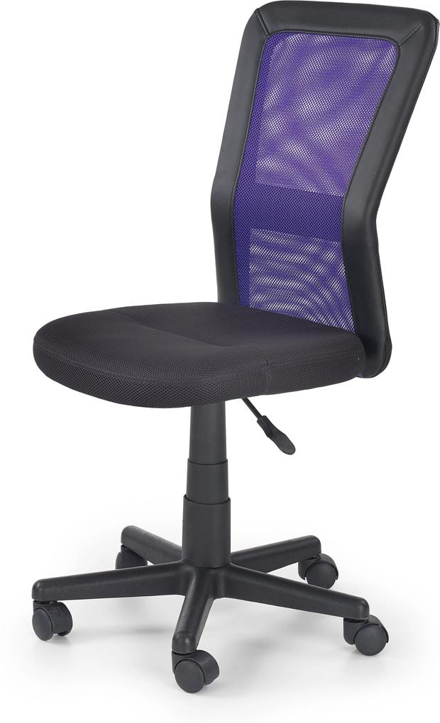 Dětská židle Corso, barva: černá / fialová