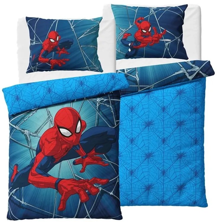 Detské obliečky Spider-Man Vracia Úder 140x200/70x90 cm
