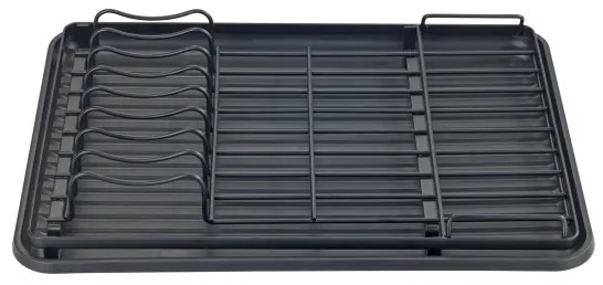 WENKO 54798100 - Odkvapkávač na riad AMY 42,5x31,5 cm čierny