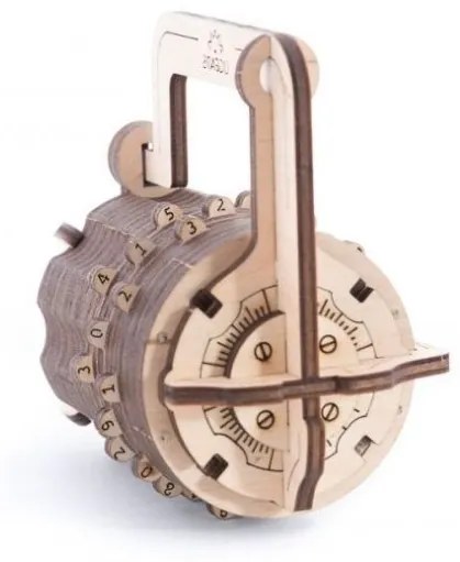 Ugears 3D puzzle Číselný zámek 34 ks