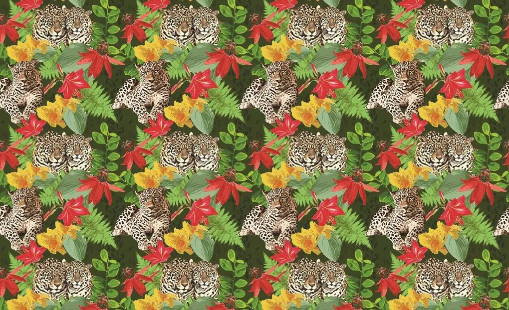 Fototapeta - Leopard v džungli (152,5x104 cm)