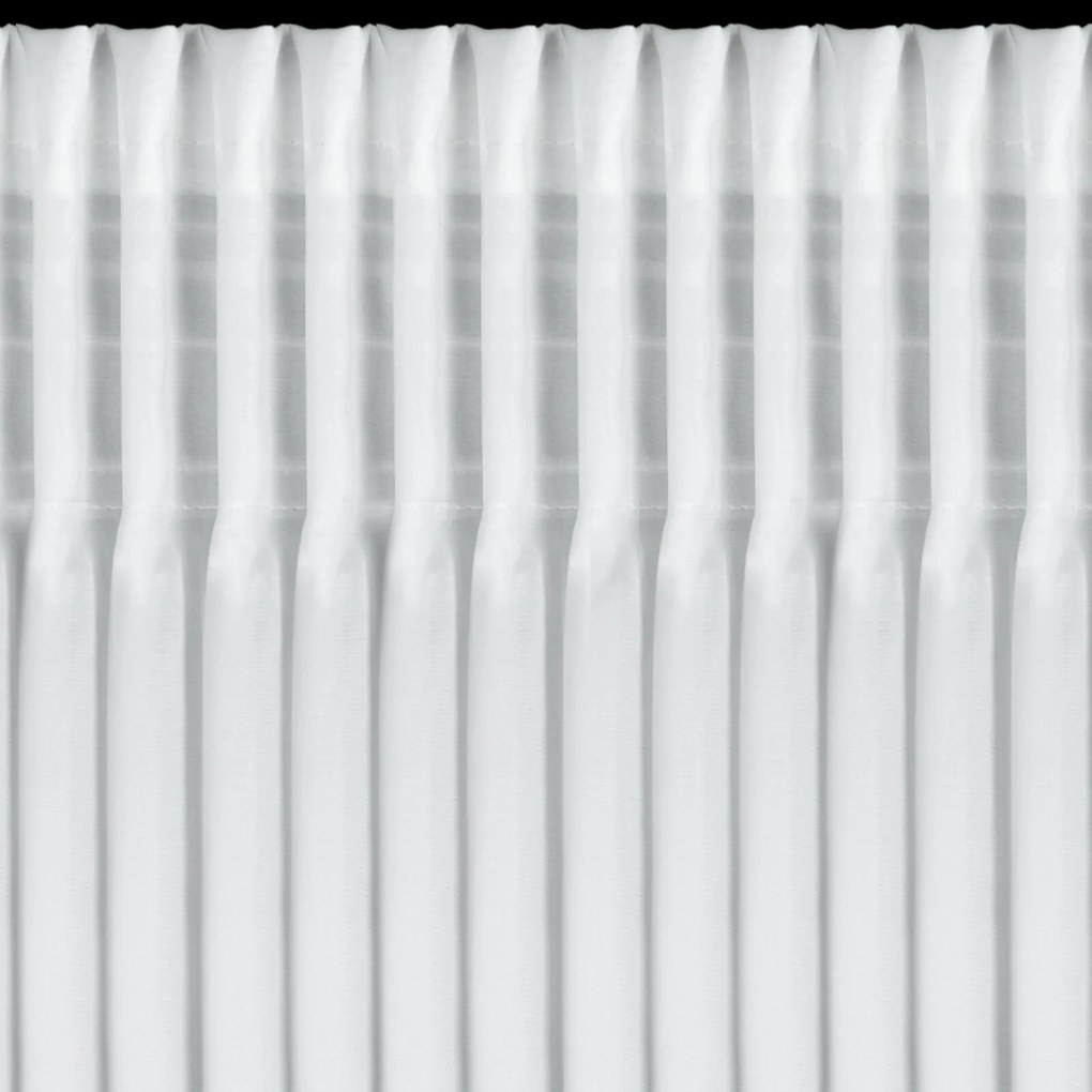 VIANOČNÁ ZÁCLONA NA PÁSKE FLAKE 350X160 CM BIELA