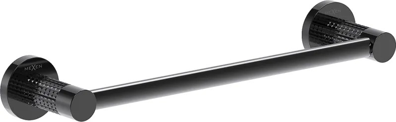 Mexen Triv, držiak na uteráky 35 cm, čierna, 70A33041-73