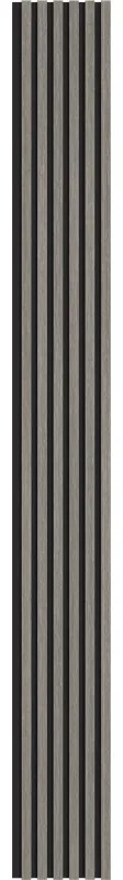 Mexen Lam-B, akustické stenové lamely 275 × 30 cm, HDF doska 4 mm, technická dyha, dub striebristý, S100-275307-3015-007