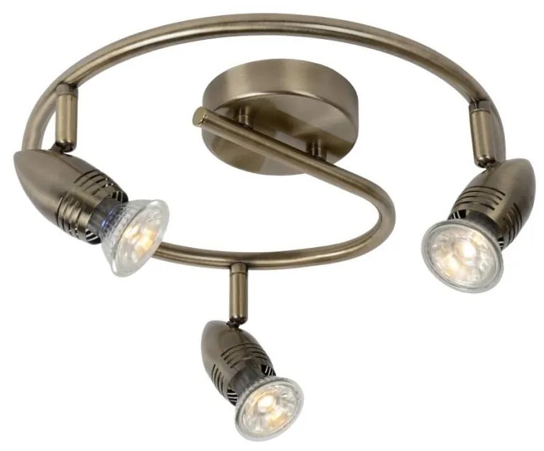 Lucide 13955/14/03 - LED bodové svietidlo CARO-LED 3xGU10/5W/230V bronz