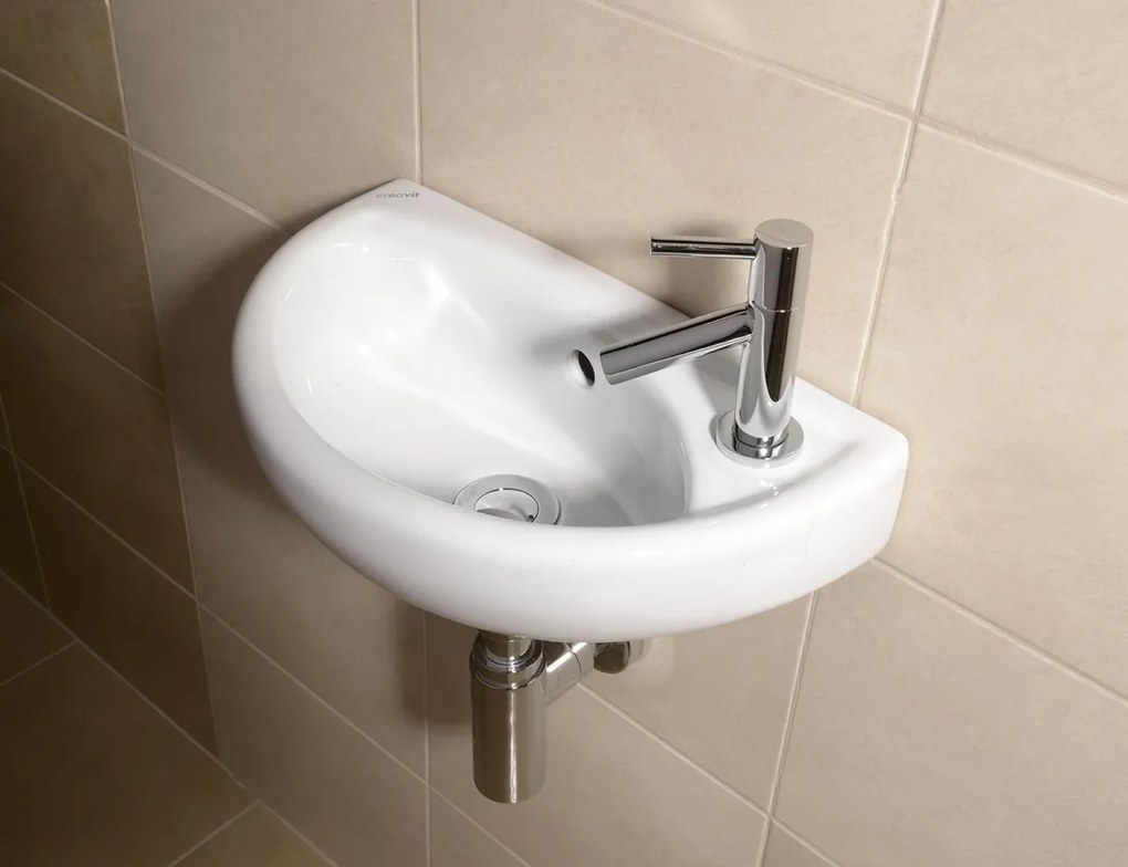 Sapho Sapho, MINOR betónové umývadlo na dosku, priemer 26cm, ružová matná, MR26021