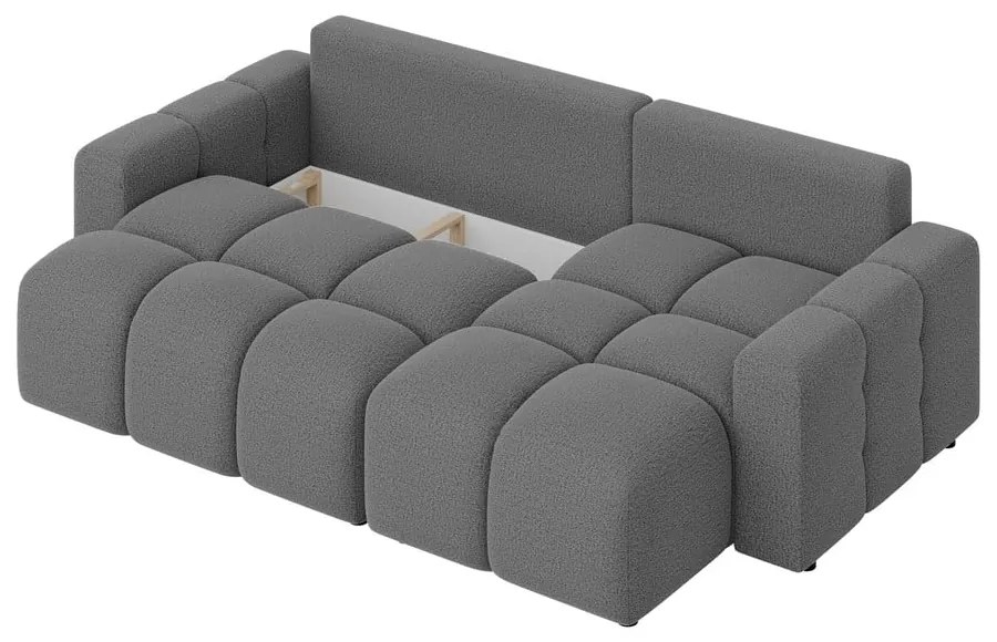 Sivá rozkladacia rohová pohovka (variabilná) Luki – Ropez