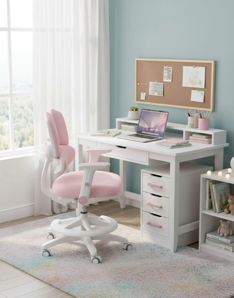 Detská stolička BunnyFit Pink