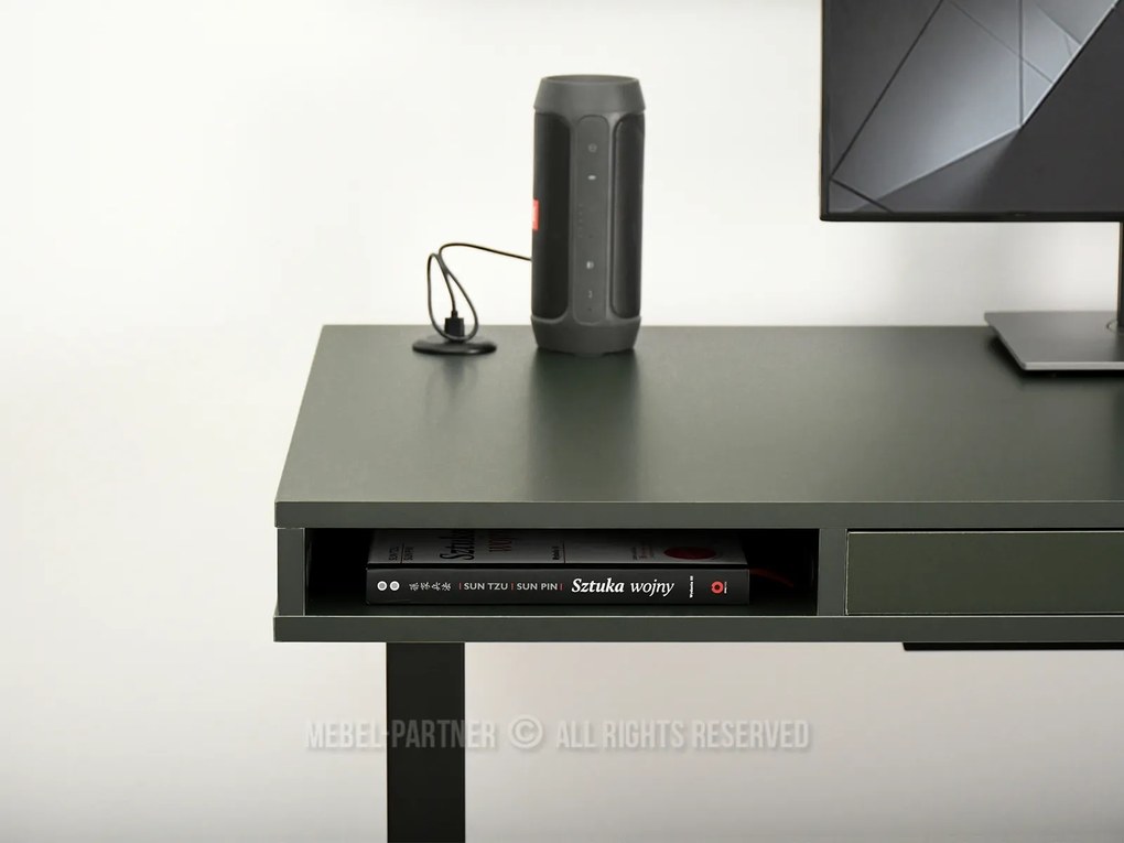 PC stolík Osto 120 (zelená + čierna). Akcia -20%. Vlastná spoľahlivá doprava až k Vám domov. 1109833