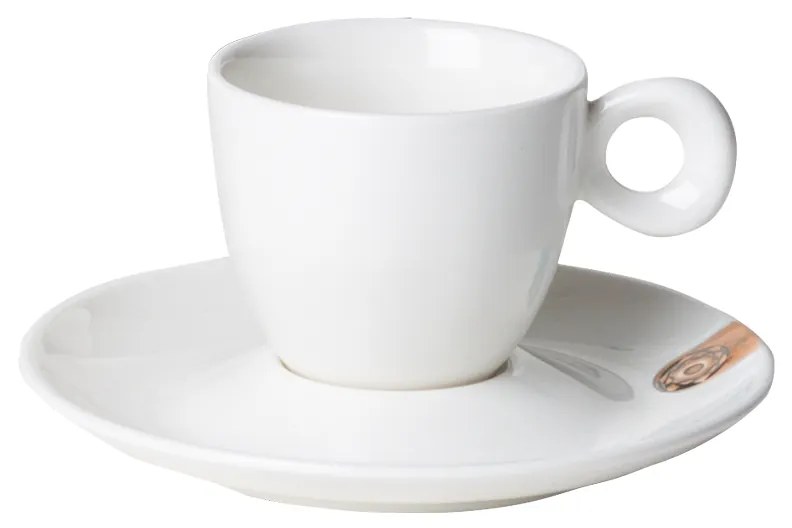 Mocca podšálka s hnedým ornamentom 12,5 cm – Gaya RGB - 451860