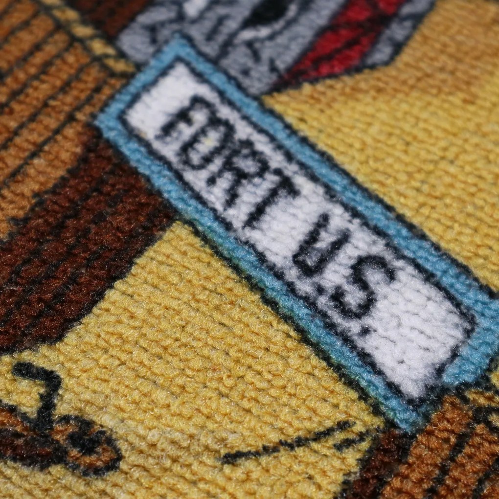 Detský kusový koberec Western, 140x200, viacfarebná, detská izba, AladinWorld Expres