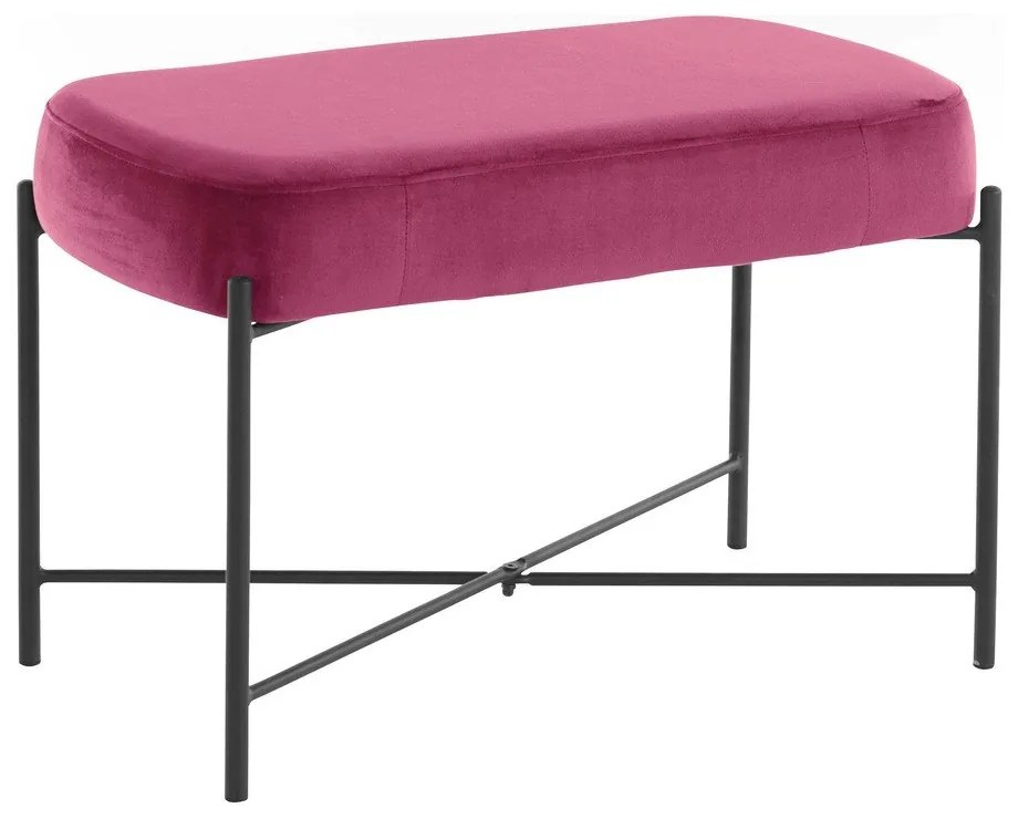 Ružová zamatová lavica Berry - Støraa