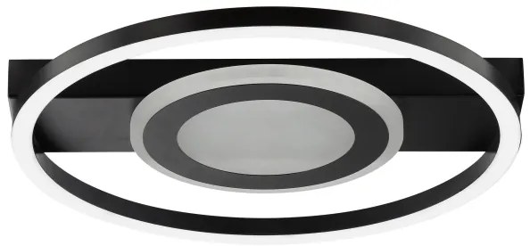 Brilliant -LED RGBW stmievateľné stropné svietidlo MAUREEN LED/20W/230V 3000-6500K čierna + s diaľkovým ovládaním