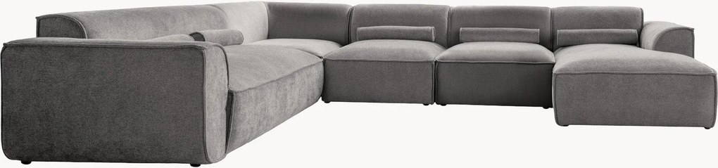 Ženilková modulárna panoramatická rohová pohovka Flex Felix (8-miestna)