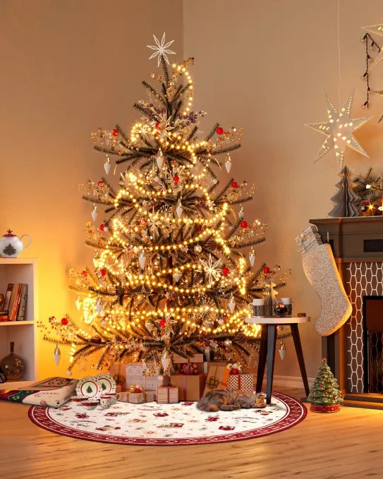 Koberec Toy's Delight Villeroy & Boch Shine červený / viacfarebný kruh