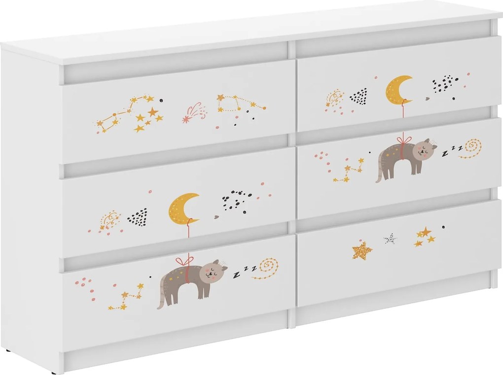 Wooden Toys Detská komoda R-140 KOTEK