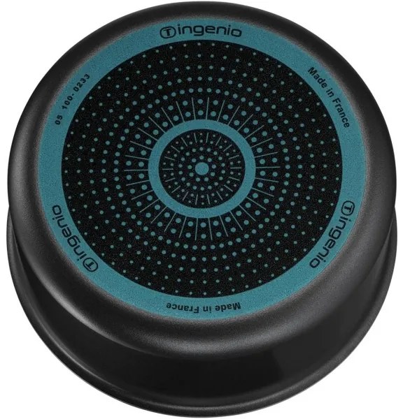 Tefal - Sada riadu 10 ks INGENIO EASY COOK & CLEAN BLACK