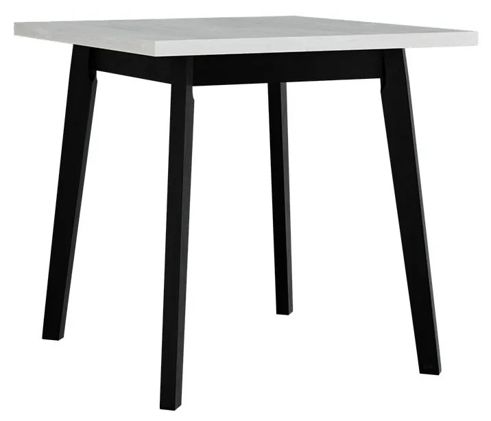 Stôl Harry 80 x 80 I, Morenie: biela - L, Farby nožičiek: biela