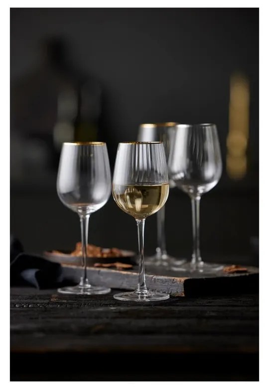 Poháre v súprave 4 ks na víno 300 ml Palermo – Lyngby Glas