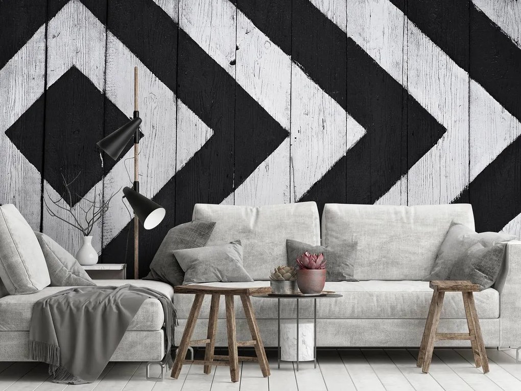 Fototapeta - Čierna a biela šírka (152,5x104 cm)