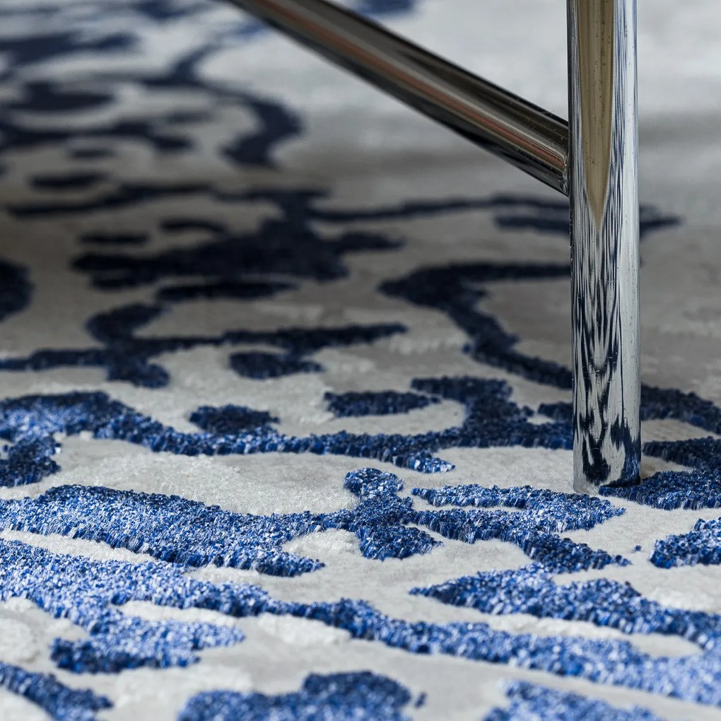 Kusový koberec Allure 1961 white/blue, 140x190, modrá, kancelária, Dywany Łuszczów