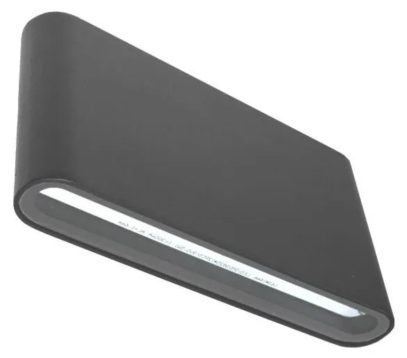 LED Vonkajšie nástenné svietidlo FLOW 2xLED/6W/230V IP54 3000K antracit