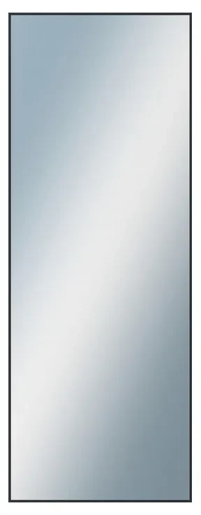 DANTIK - Zrkadlo v rámu, rozmer s rámom 60x160 cm z lišty Hliník čierna (7001021)