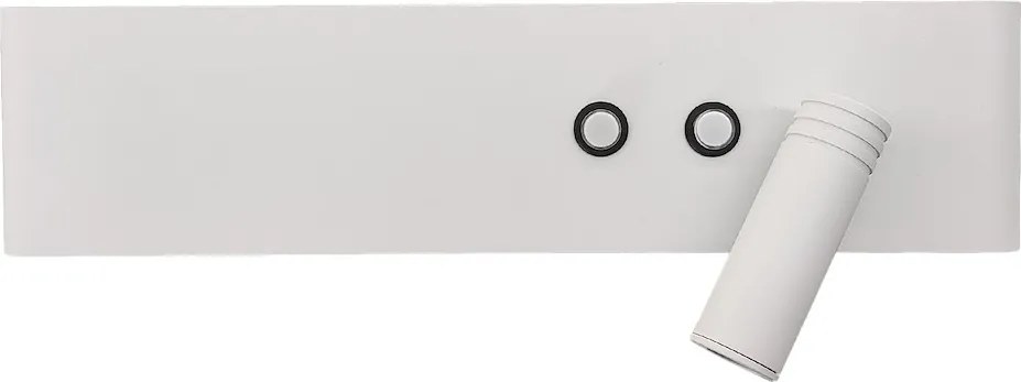 Nástenné LED svietidlo Resort R, 1x LED 10+3w, 4000k, (možnosť polohovania), w
