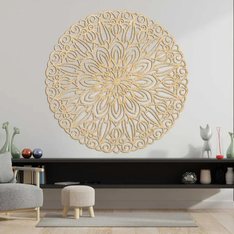 Drevená mandala na stenu – elegantná dekorácia I SENTOP PR0249