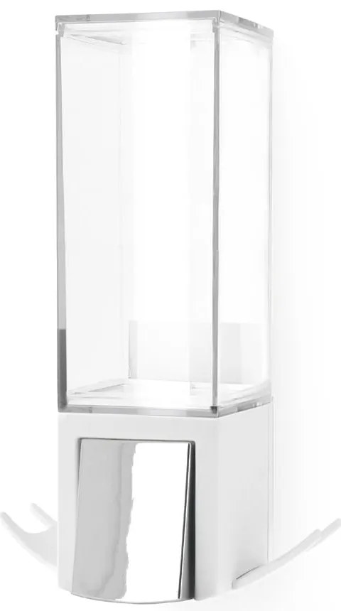 Biely nástenný dávkovač mydla 500 ml – Compactor