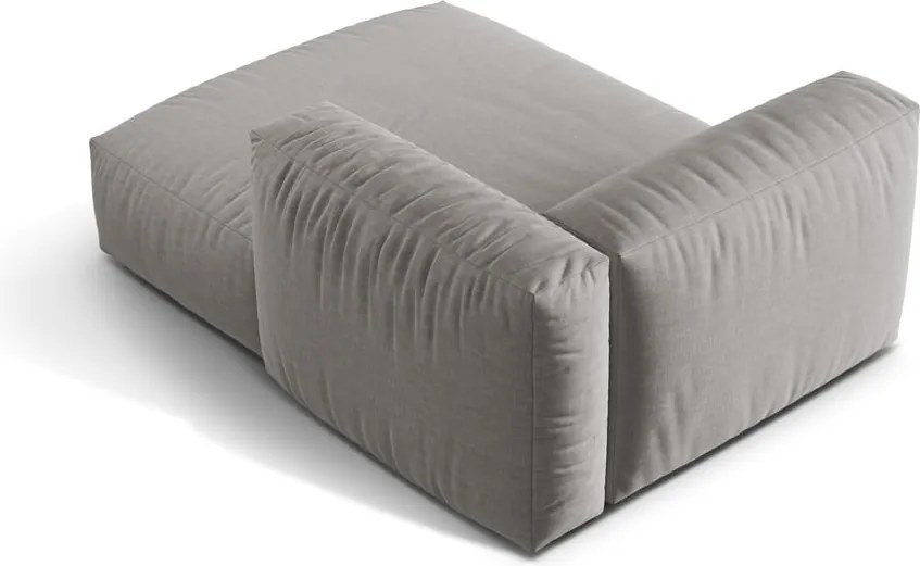 Svetlosivý modul pohovky (pravý roh) Martina – Micadoni Home