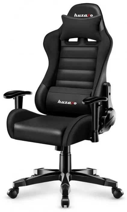 Ergonomické čierne herné kreslo pre teenegerov