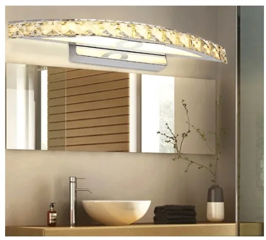 BERGE LED kúpeľňové nástenné svietidlo B7072X - 44cm - 10W - 800Lm - neutrálna biela - zlotý