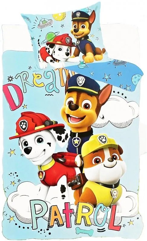 Obliečky do detskej postieľky pre chlapcov - Tlapková patrola - Paw patrol - 100% bavlna - 90 x 140 + 40 x 55 cm