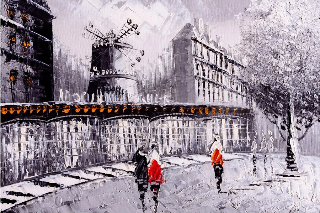 Obraz - Olejomaľba mesta II. (90x60 cm)
