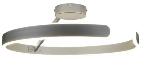 LED Stmievateľný prisadený luster LED/72W/230V 3000-6500K chróm + diaľkové ovládanie