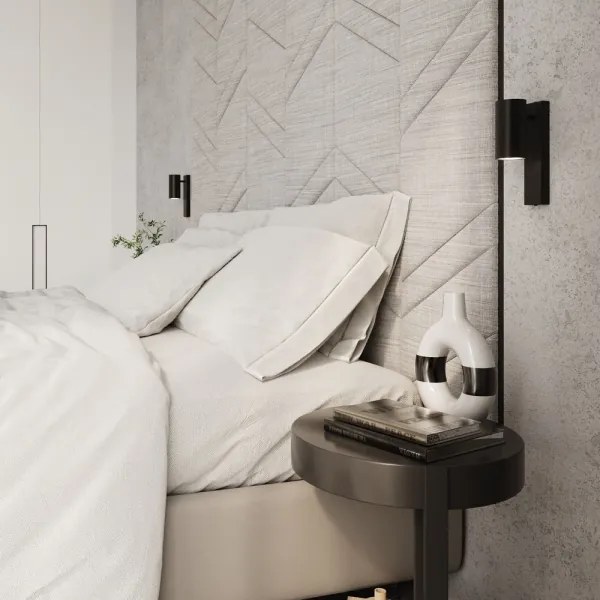 Sollux SL.1077 - Nástenné svietidlo UTTI 1xGU10/40W/230V čierna