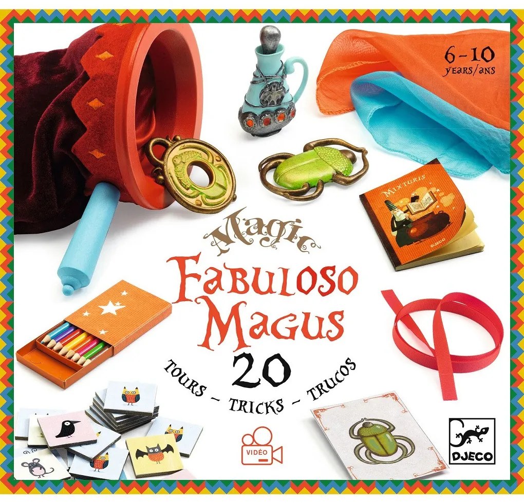 Djeco Magic - Fabuloso Magus - súprava 20 kúzelníckych trikov