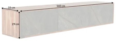 TV-skrinka 43482 Soul 160cm Drevo Acacia  - Komfort-nábytok